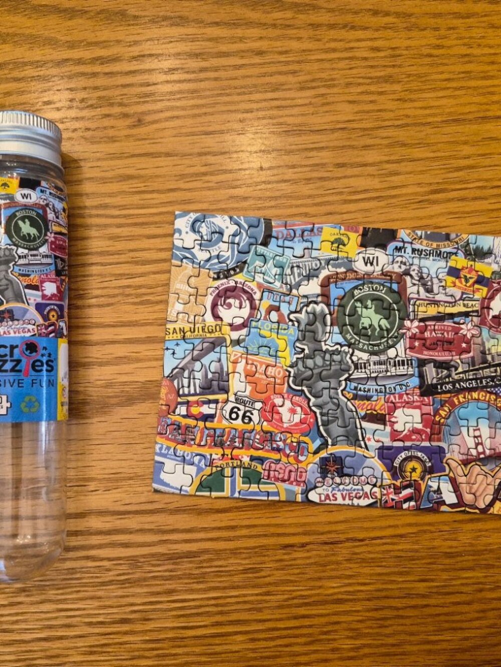 150 piece Micro Jigsaw Puzzle--USA Themed